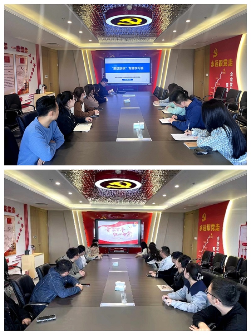 智引公司各團(tuán)支部組織開(kāi)展“思想旗幟”專題學(xué)習(xí)